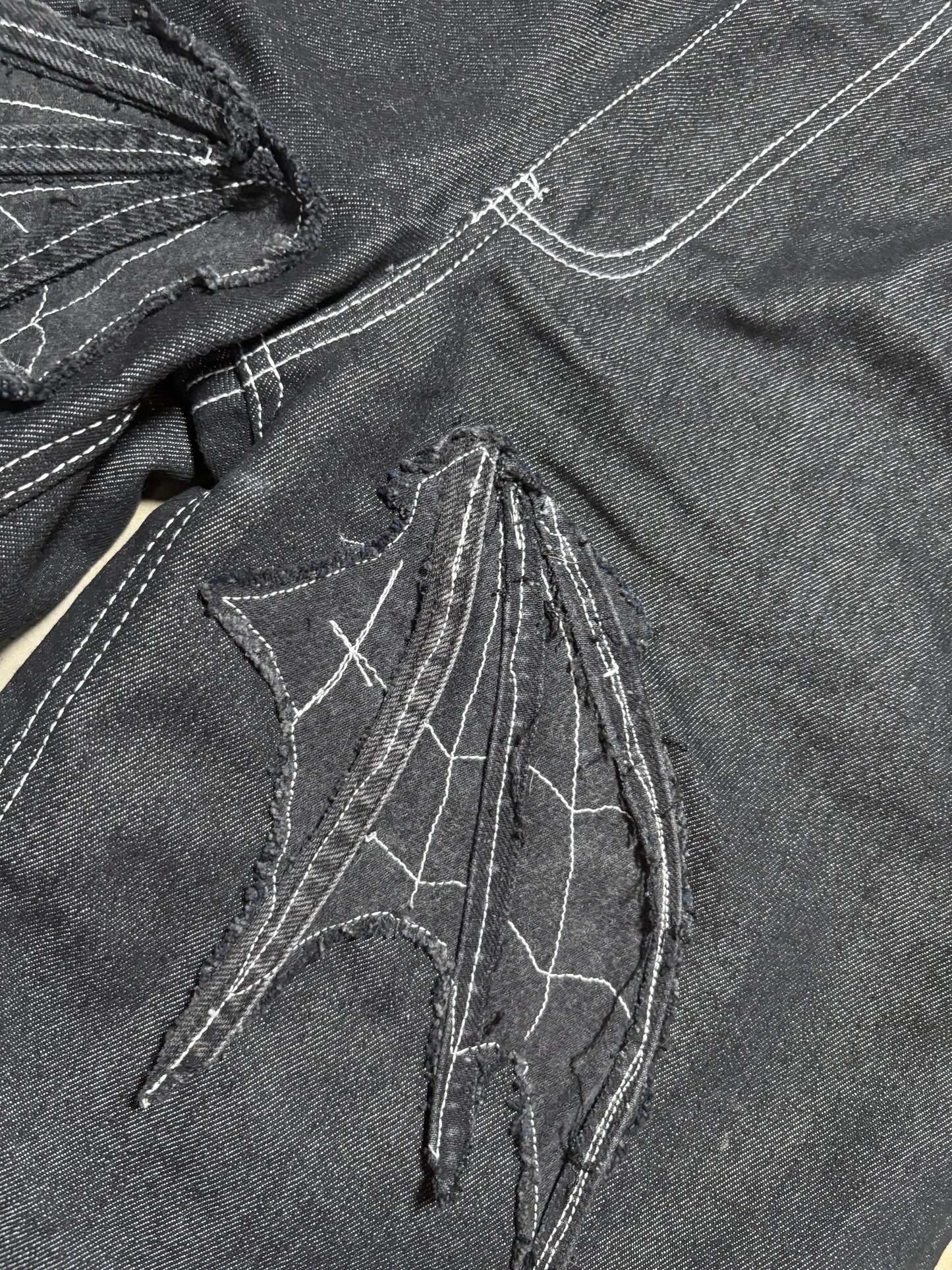 1:1 SEWN BAT SHORTS (black)