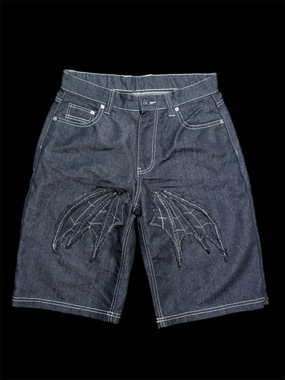 1:1 SEWN BAT SHORTS (black)