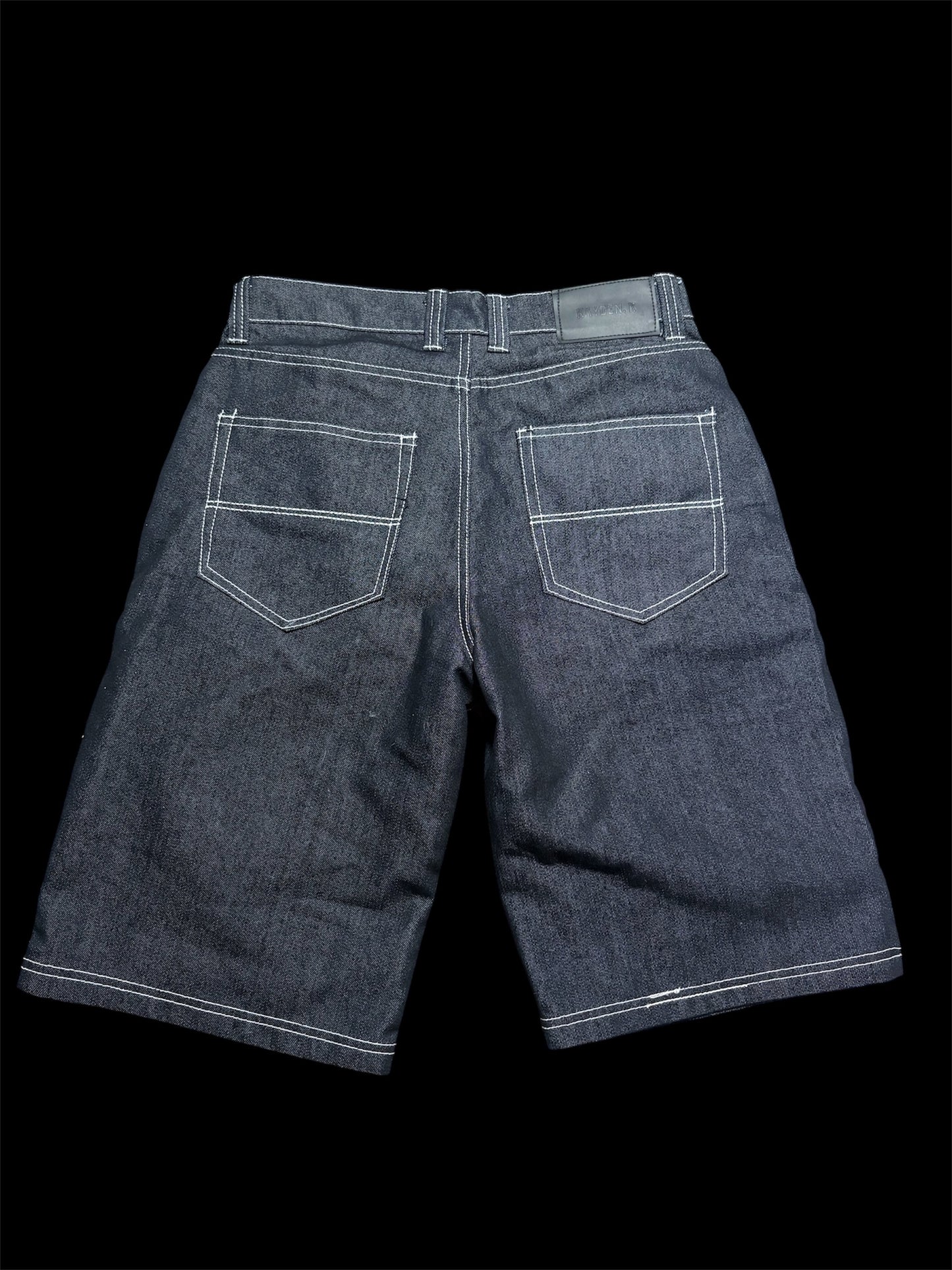 1:1 SEWN BAT SHORTS (black)